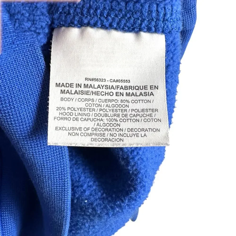 Nike Blue Drawstring Hoodie Medium - Picture 5 of 6